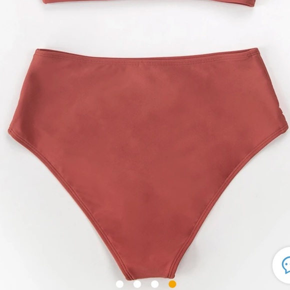 ❣️❣️SOLD❣️❣️NWT Marsala Twist High Waisted Bikini - Picture 4 of 4